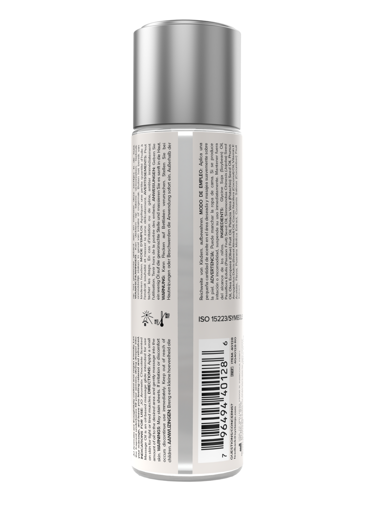 JO Aromatix Chocolate Massage Oil 4 Oz / 120 ml