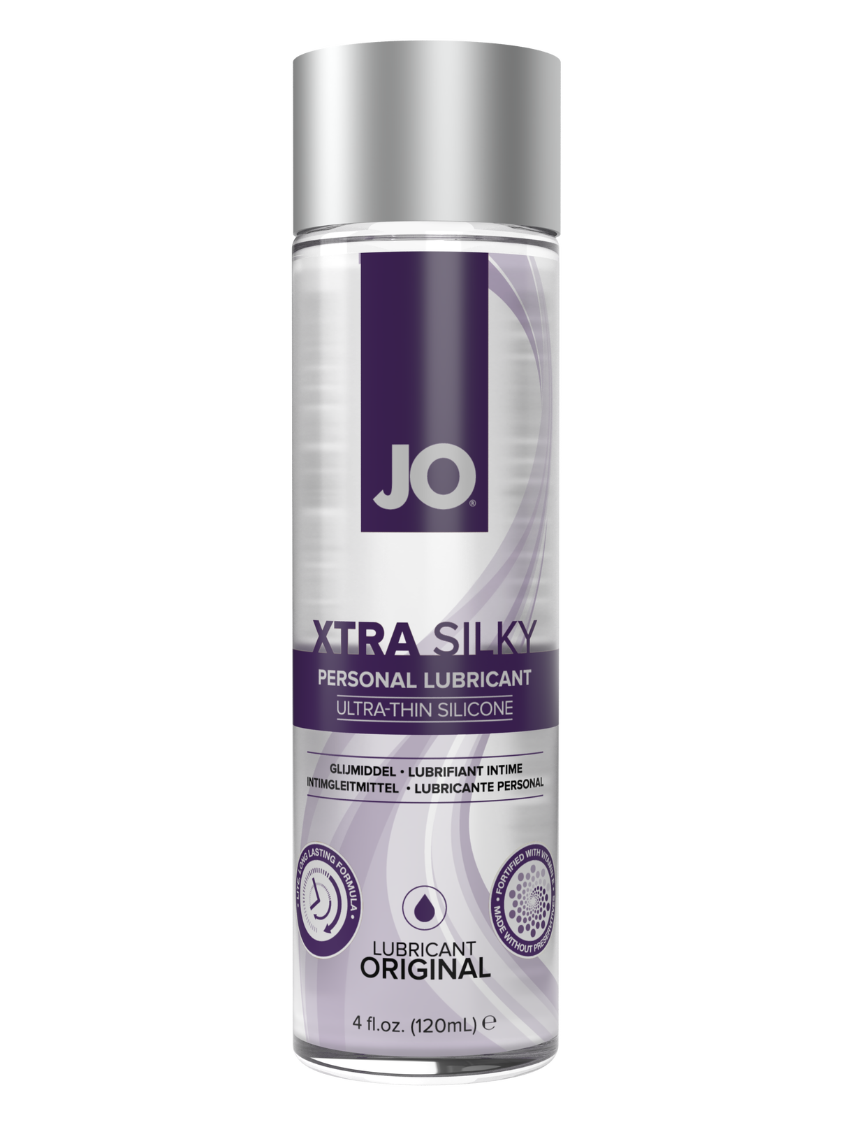 JO Extra Silky Thin Silicone 4 Oz / 120 ml