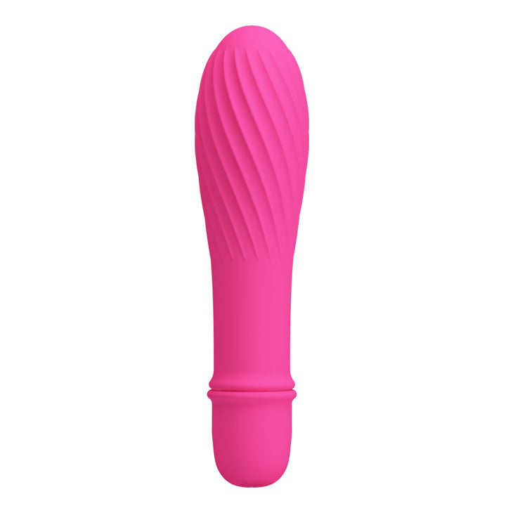 Battery G-Spot Vibrator Hot Pink 137mm "Solomon"