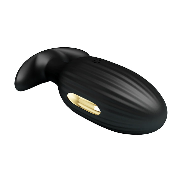 Electric Shock Butt Plug "Jefferson" 18K Gold & Black