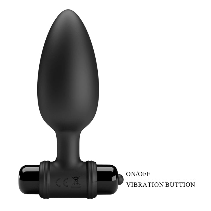 Anal Stimulator "Vibra" Butt PLUG II Black