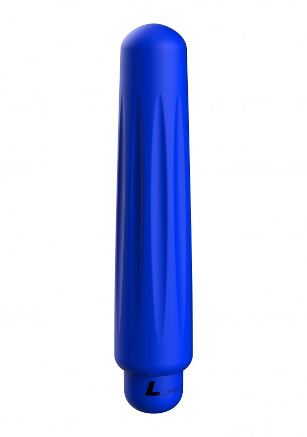 Delia - ABS Bullet With Silicone Sleeve - 10-Speeds - Royal Blue
