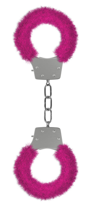 Pleasure Handcuffs Furry - Pink