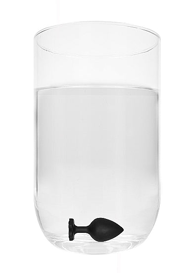 Large Lucky Diamond Butt Plug - Black