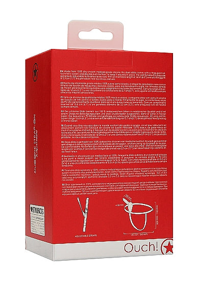 Silicone Strap-On - Adjustable - Red