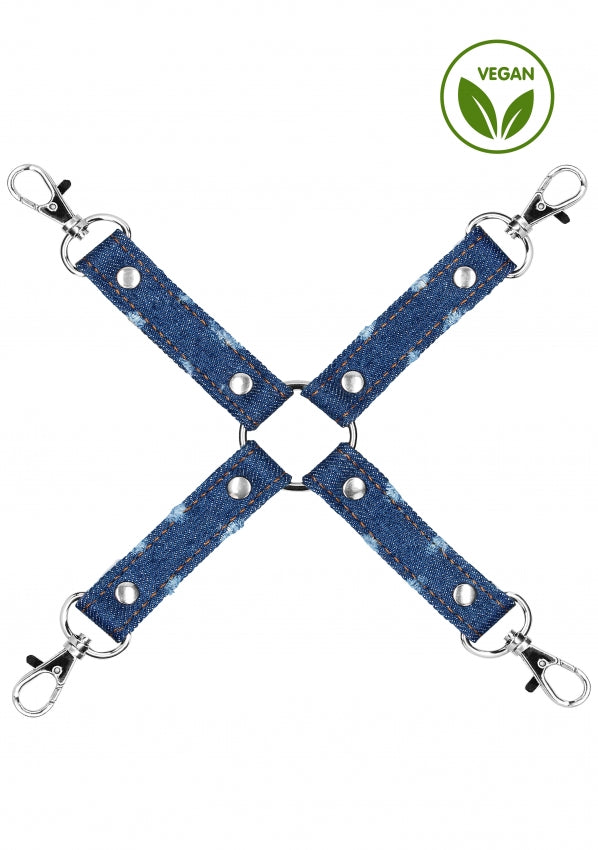 Denim Hog Tie - Roughend Denim Style - Blue