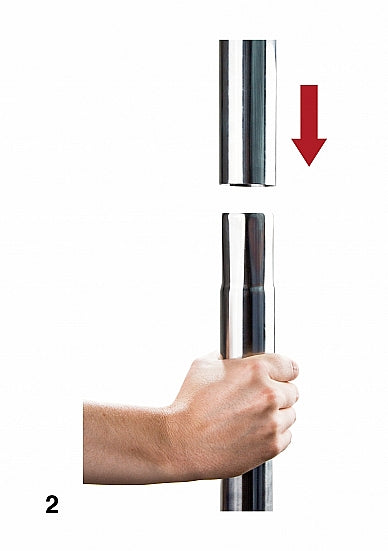 Ouch Dance Pole - Silver