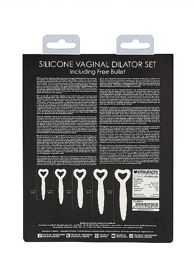 Silicone Vaginal Dilator Set - Black