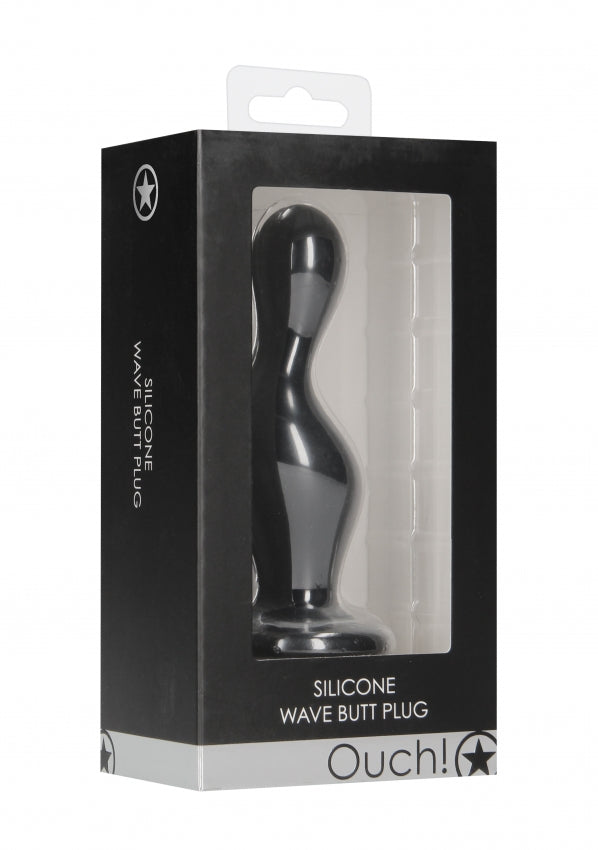 Wave Butt Plug - Black