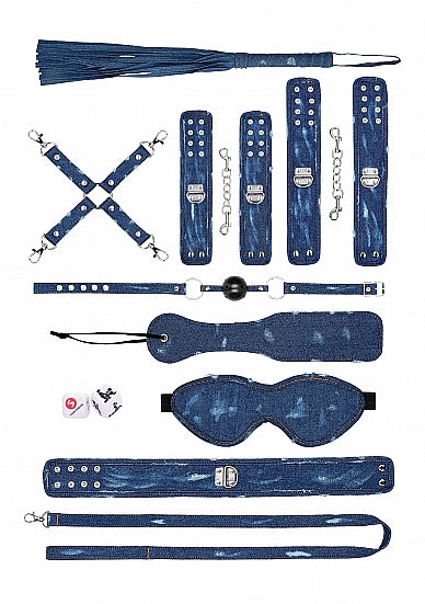 Denim Bondage Kit – Blue
