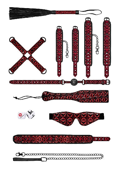 Luxury Bondage Kit - Burgundy