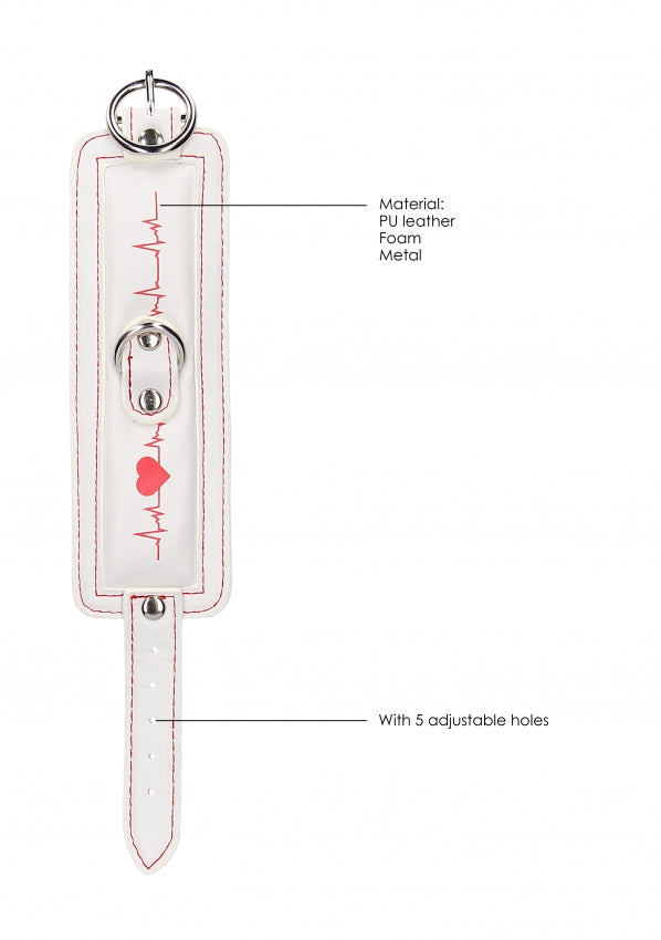 Wrist Cuffs - Nurse Thme - White