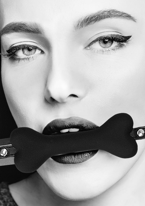 Silicone Ball Gag - with Adjustable Bonded Leather Straps