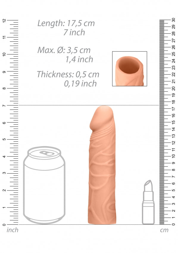 Penis Sleeve 7" - Flesh