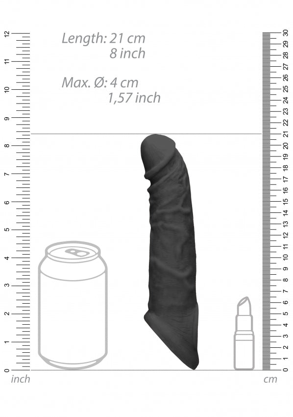 Penis Sleeve 8" - Black