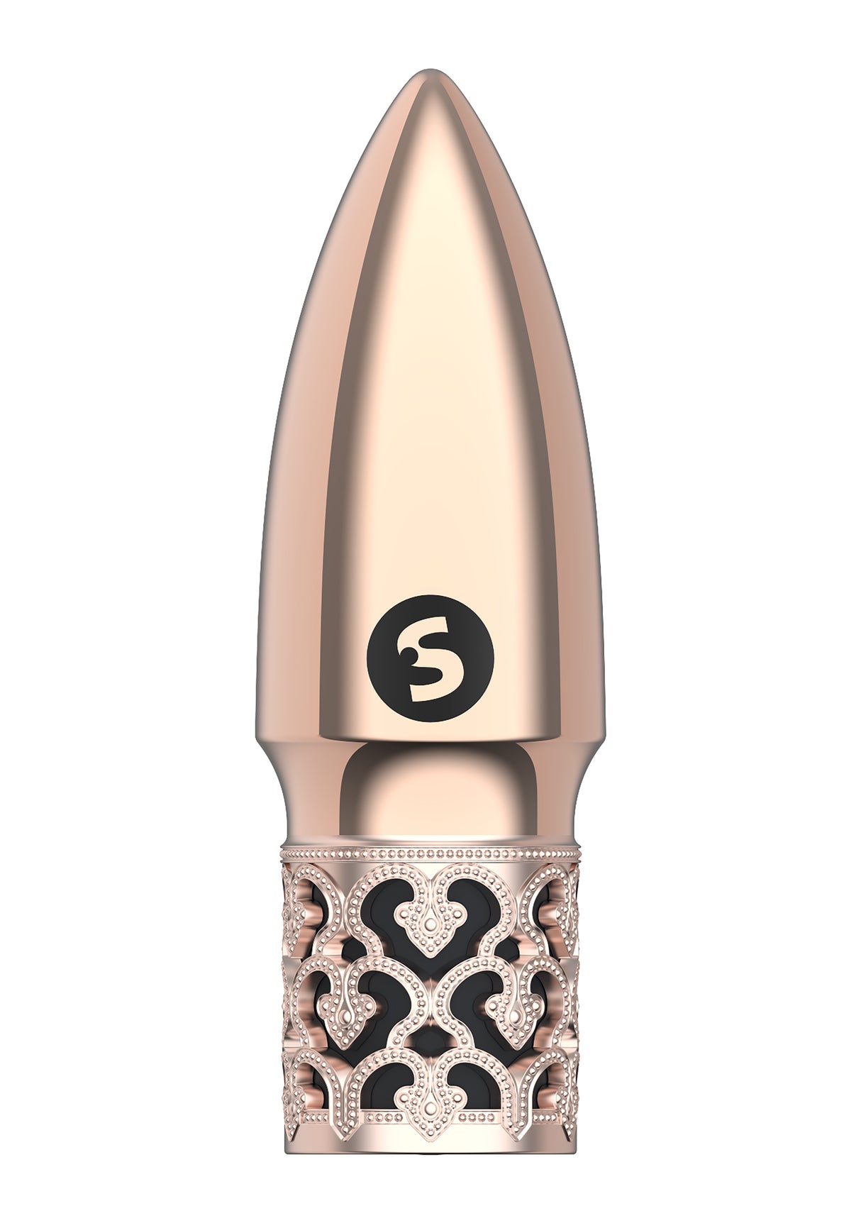 Glitter - Rechargeable ABS Bullet - Rose Gold