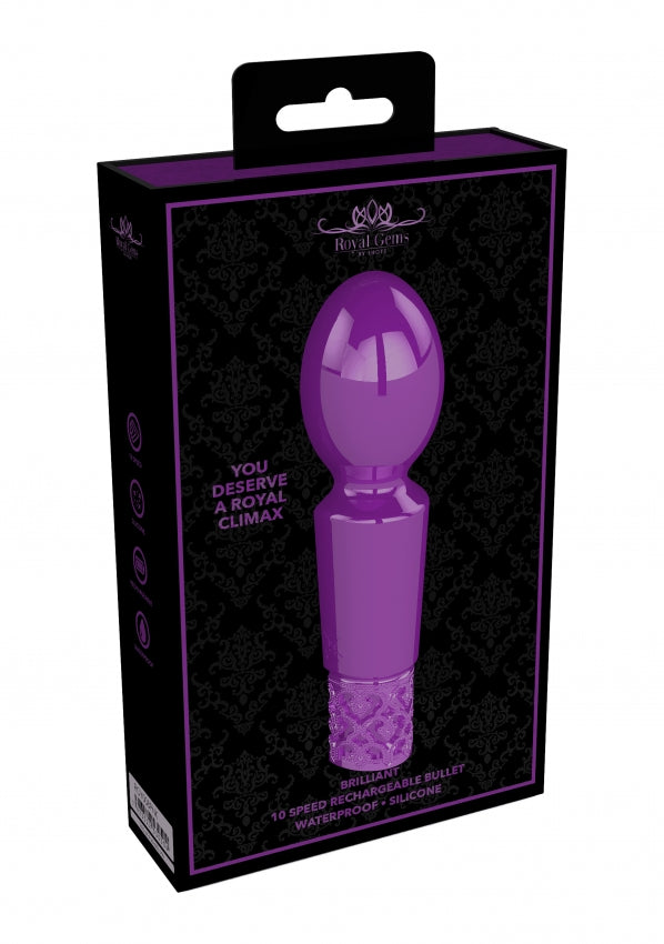 Brilliant - Rechargeable Silicone Bullet - Purple