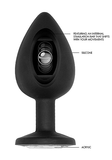 No 91 - Self Penetrating Butt Plug - Black