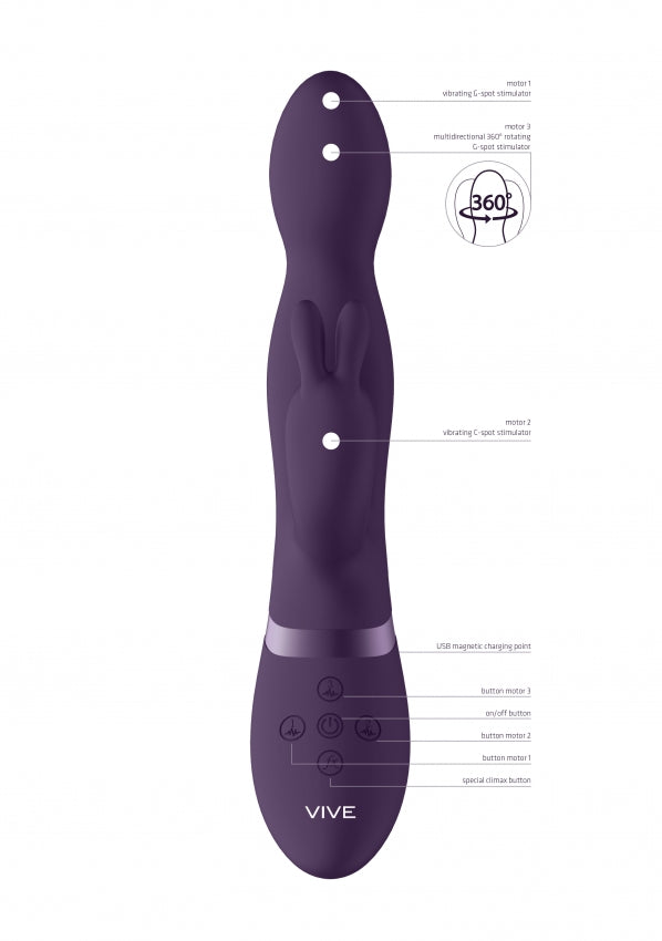 Niva 360 Degrees Rabbit Purple