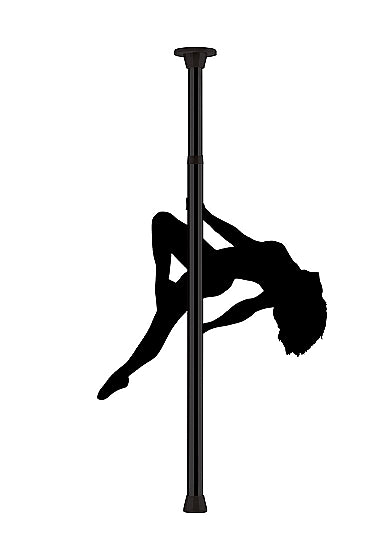 Ouch Dance Pole - Black
