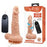 Vibrating Dildo w/Suction Base Flesh