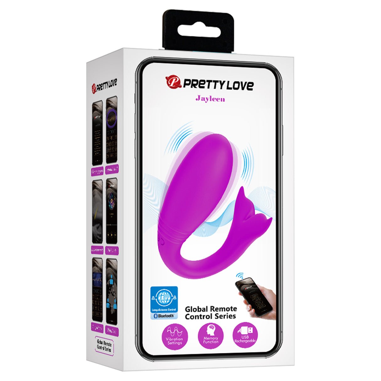 Whale Vibrator Jayleen Purple