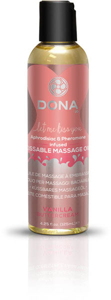 Dona Kissable Massage Oil Vanilla Buttercream 4oz  (T) (NLA)