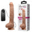 Vibrating Dildo w/Suction Base Flesh