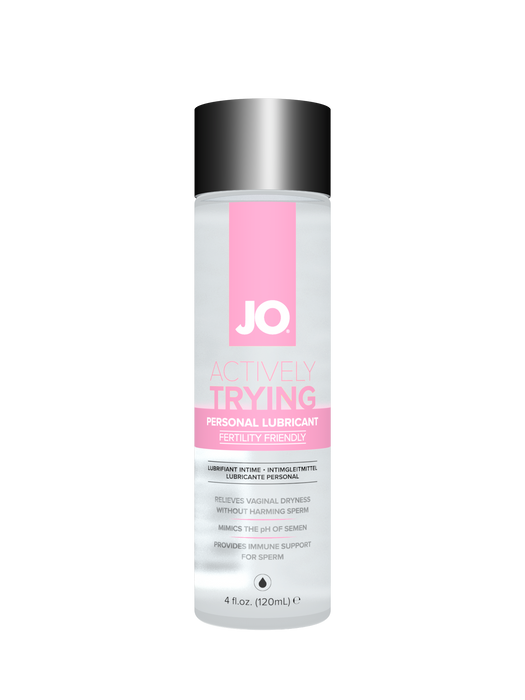 JO Actively Trying Lubricant 4 Oz / 120 ml (T