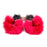 Fluffy Handcuffs Burgundy