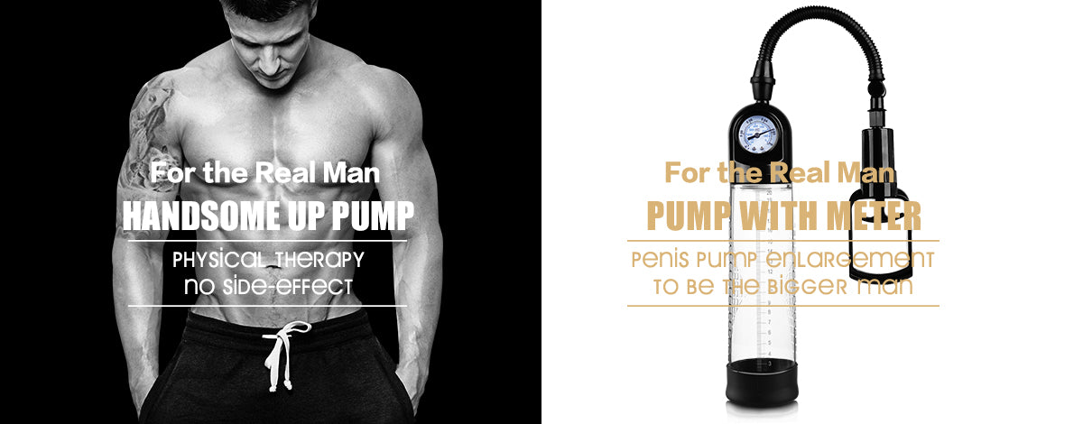 MEN Pull Rod Penis Pump with Gauge