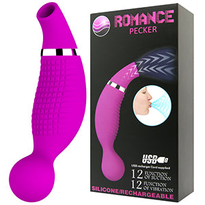 Rechargeable Stimulation Vibe "Pecker" Purple (NLA)