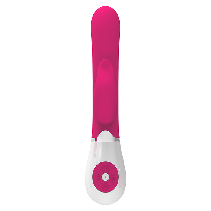 Silicone Rabbit Vibrator Dark Pink 205mm "Felix"