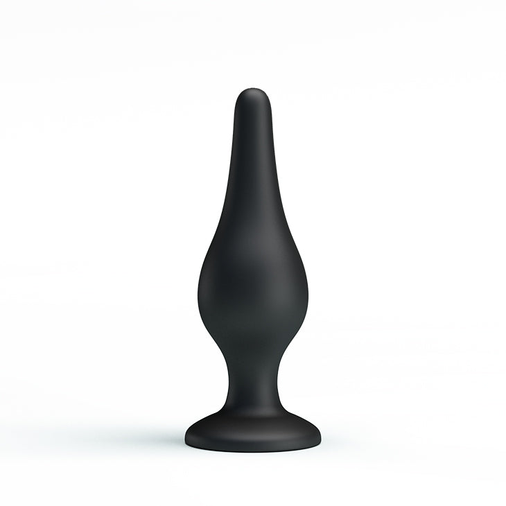 Silicone Butt Plug 5.5" x 1.8" Black