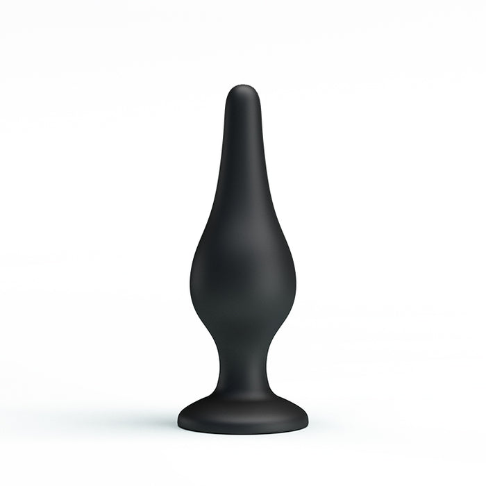 Silicone Butt Plug 5.5" x 1.8" Black