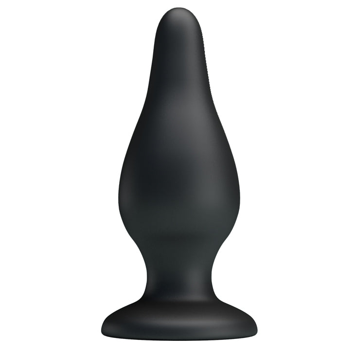 Sturdy Silicone Anal Plug Black