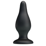 Sturdy Silicone Anal Plug Black