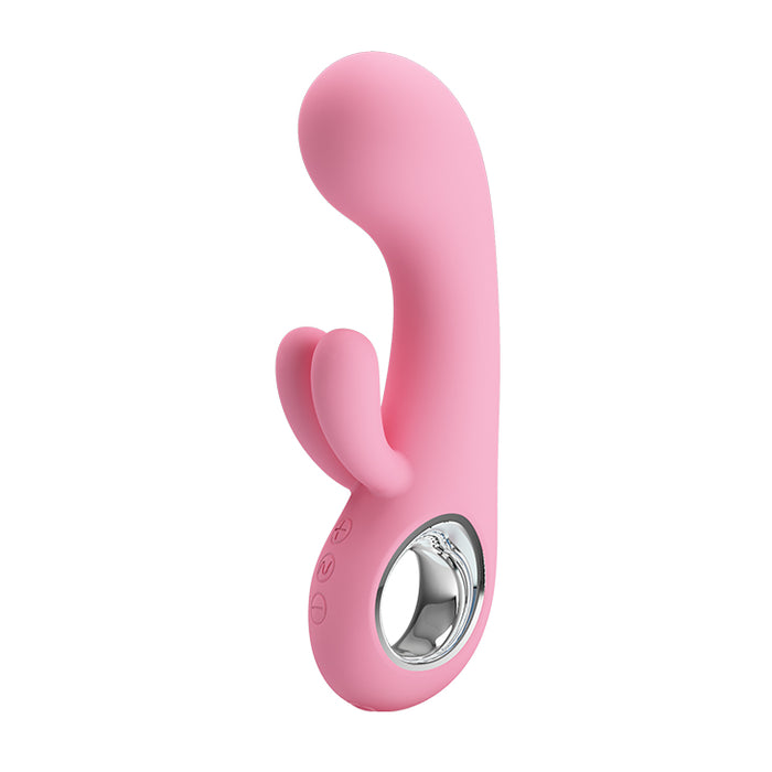 Rabbit Vibrator Soft Pink "Chris" 154mm