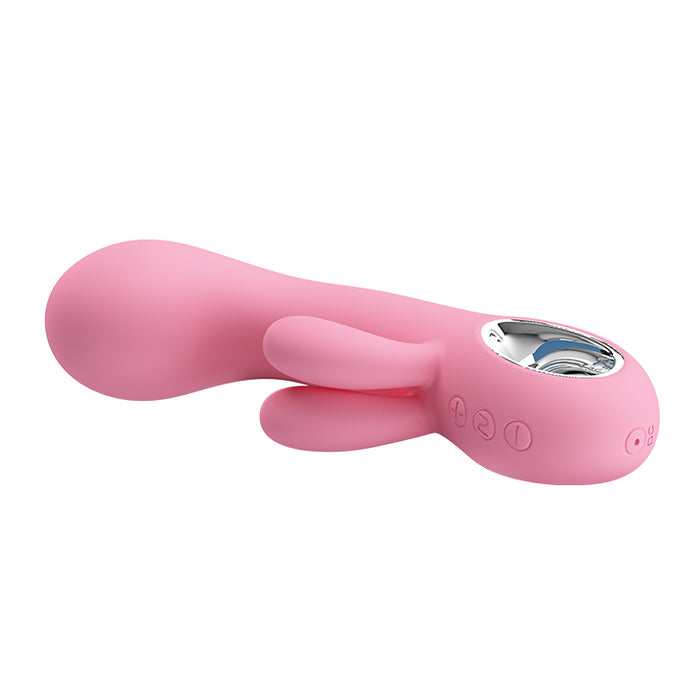 Rabbit Vibrator Soft Pink "Chris" 154mm