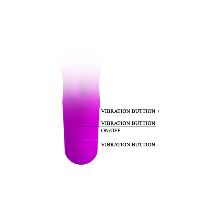 Rabbit Vibrator Purple "Valentine" 154mm