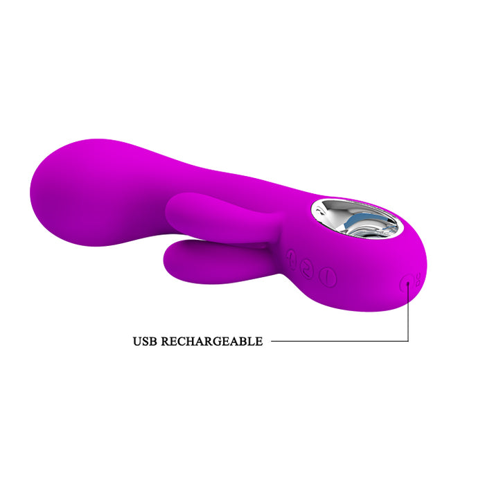 Rabbit Vibrator Purple "Valentine" 154mm