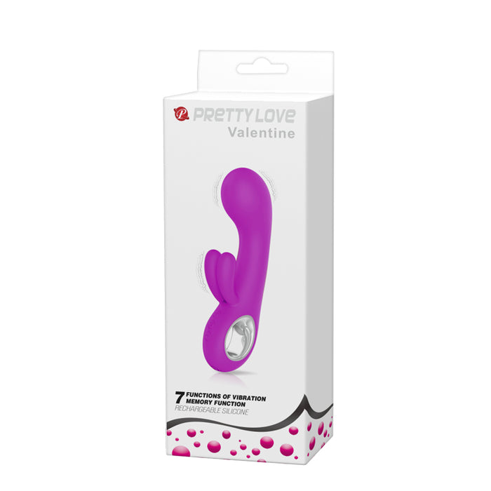 Rabbit Vibrator Purple "Valentine" 154mm