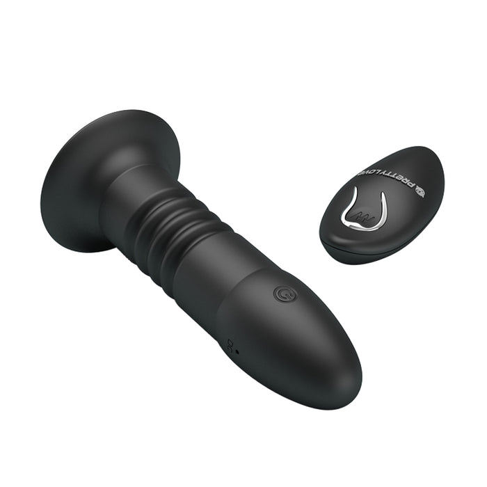 Remote Magic Jingers Butt Plug Black (138mm)