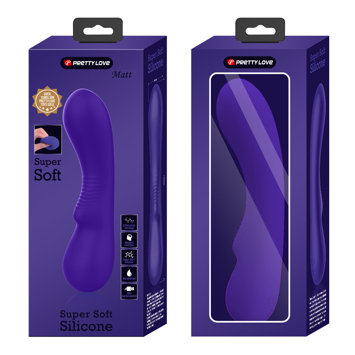 PRESCOTT -Super Soft Silcone Flexible Vibrator