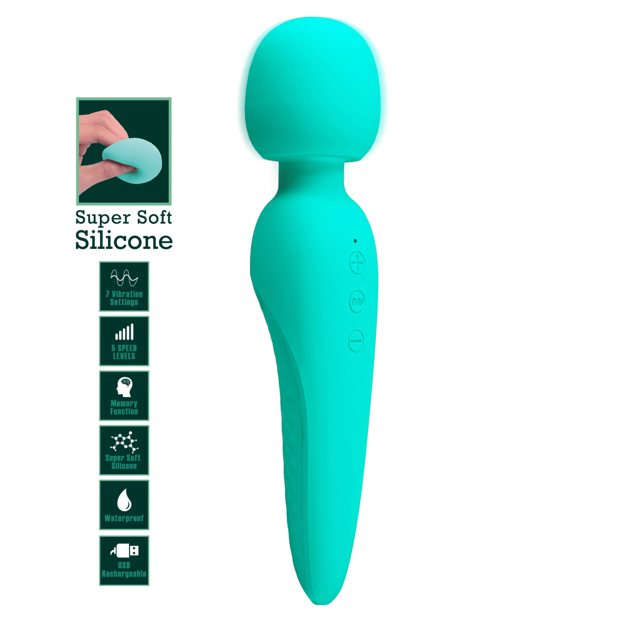 MEREDITH -Super Soft Silcone Massager