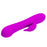 Rechargeable Rabbit Vibe "Molly" Purple (205mmx33mm)