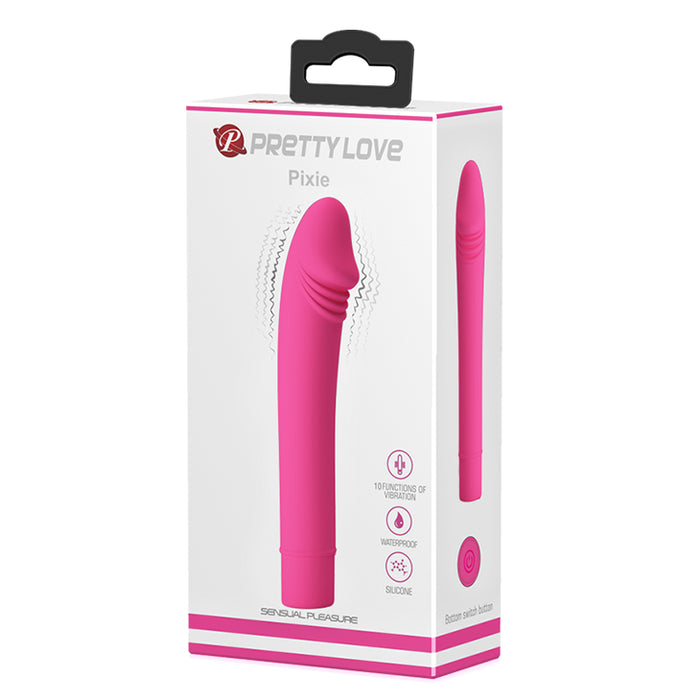 Waterproof Vibrator "Pixie" Pink (153mmx29mm)