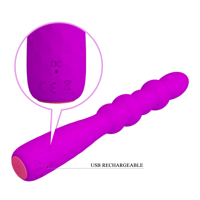 Rechargeable Flexible Vibrator "Monroe" Purple