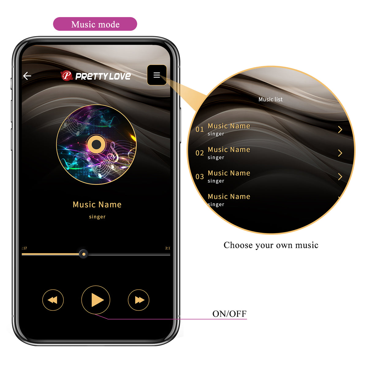 NYMPH - Mobile App Control