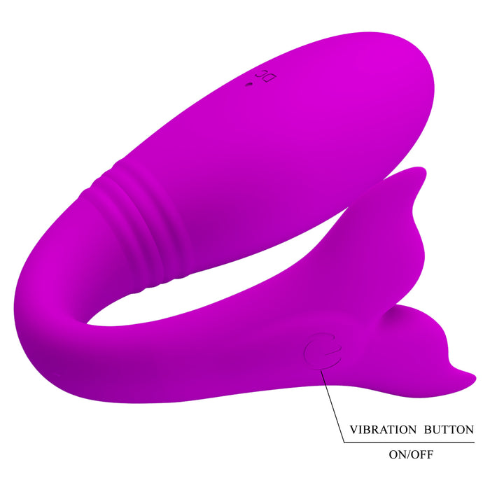 Whale Vibrator Jayleen Purple